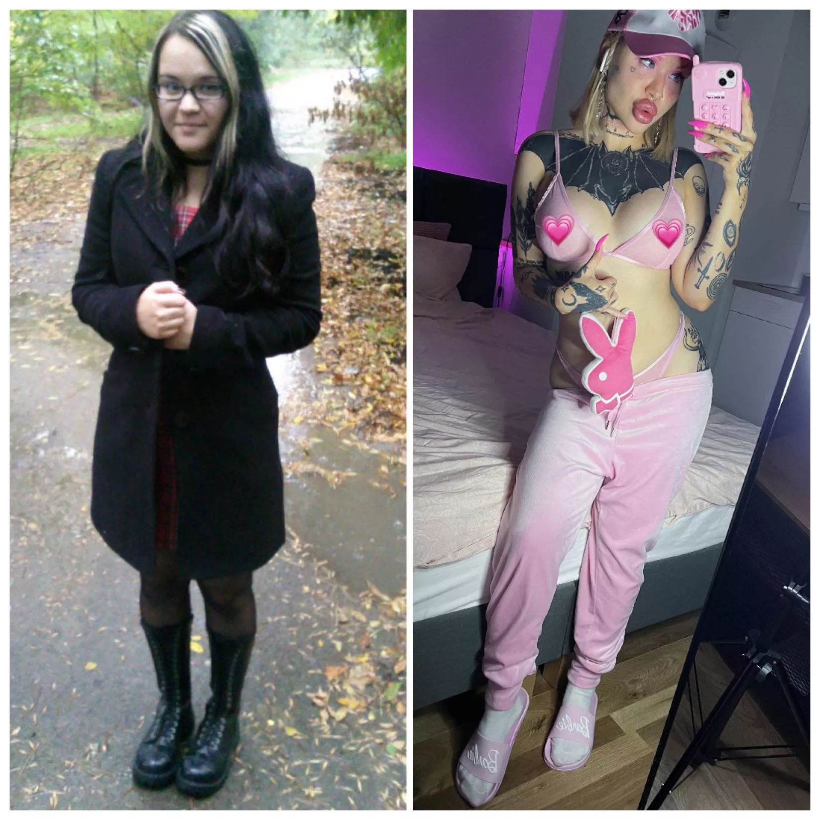 Im so glad of my transformation, only better only straight further