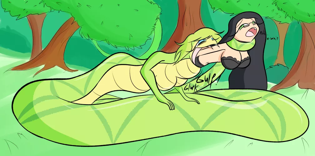 {Image} Sensually swallowed (Art by JackMunchy)