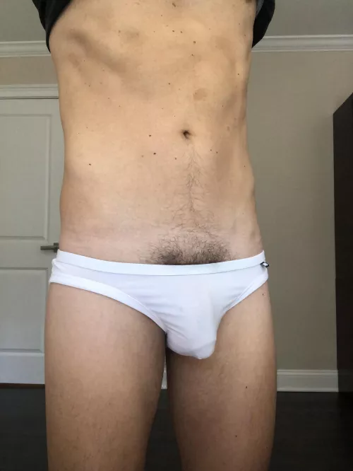 Love that my pubes always stick out of these skimpy undies