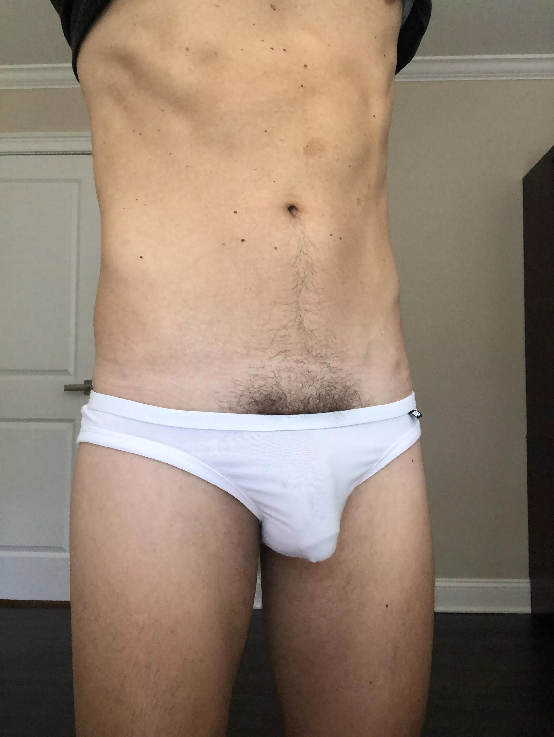 Love that my pubes always stick out of these skimpy undies
