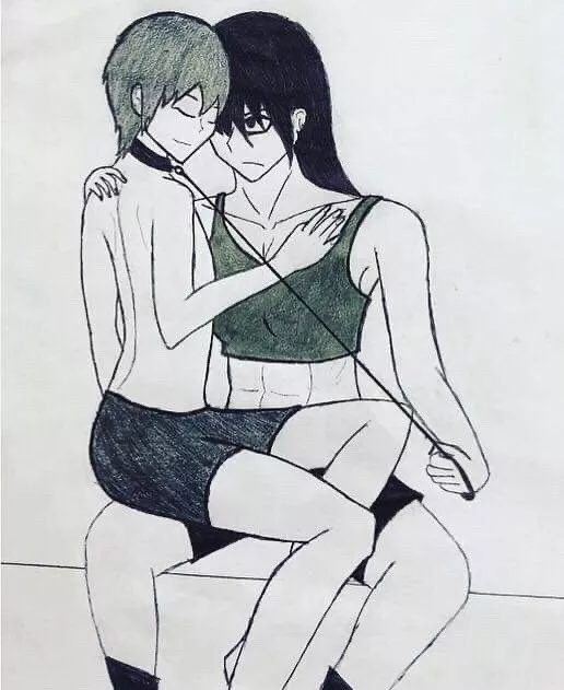 Muscle cuddles are best cuddles (Hennythedemon1)
