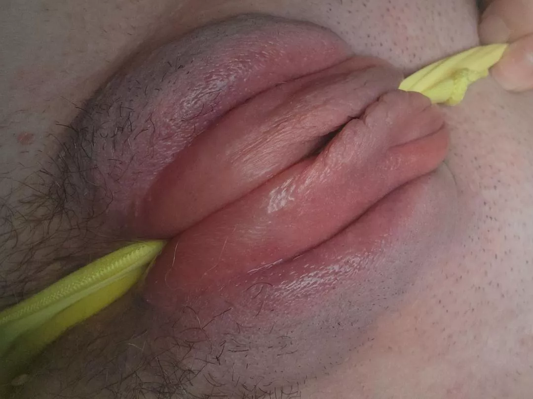 She looks beautiful when she's all swollen, doesn't she?