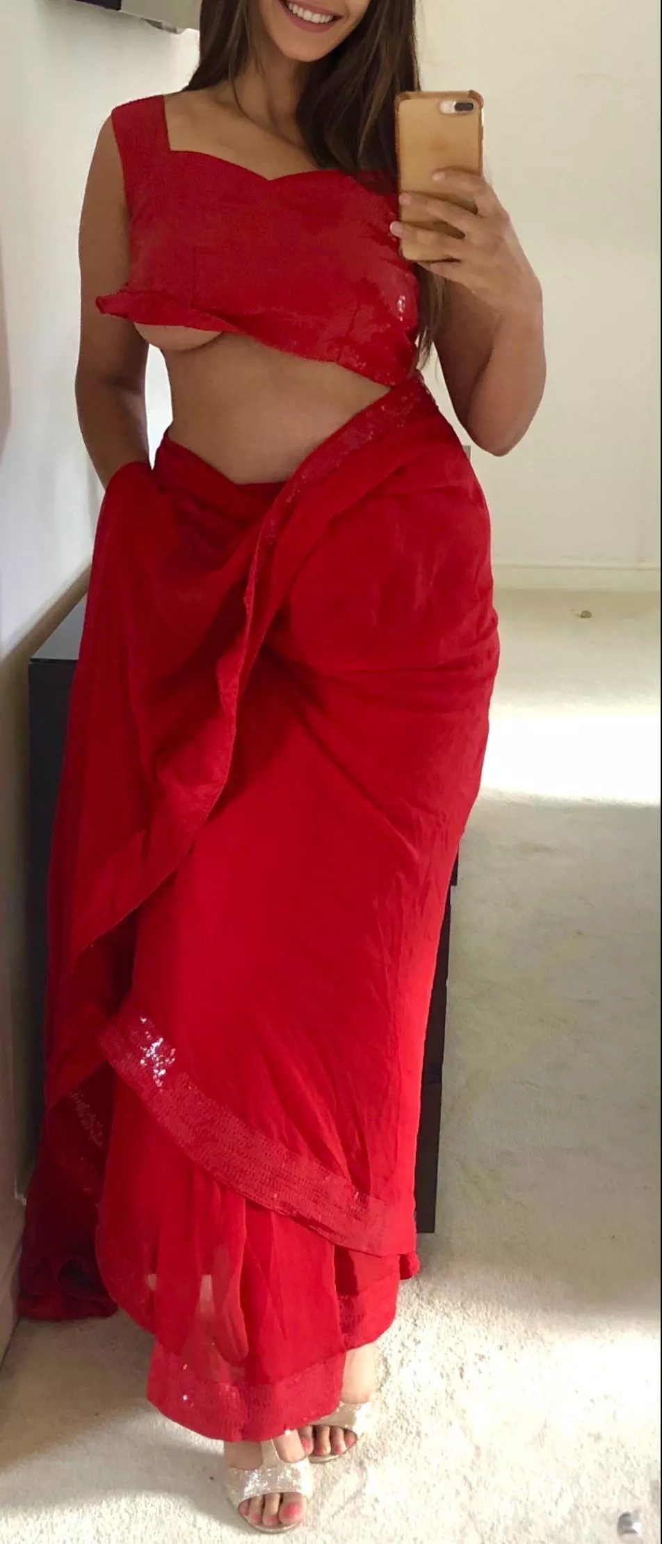 Unwrap my saree, my husband will never find out...😉