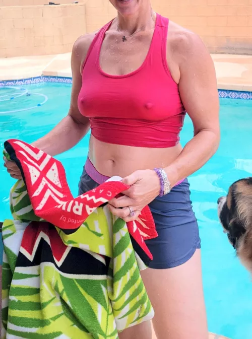 39 (f) I was thrown in the pool and now everyone at the party is staring!