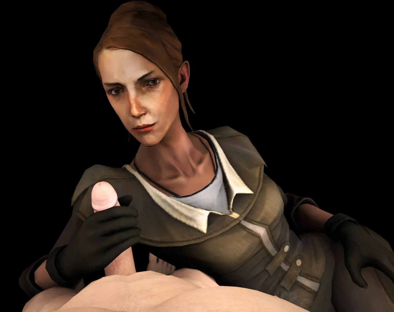 Callista (from Dishonored) Handjob - [Skeletron27]