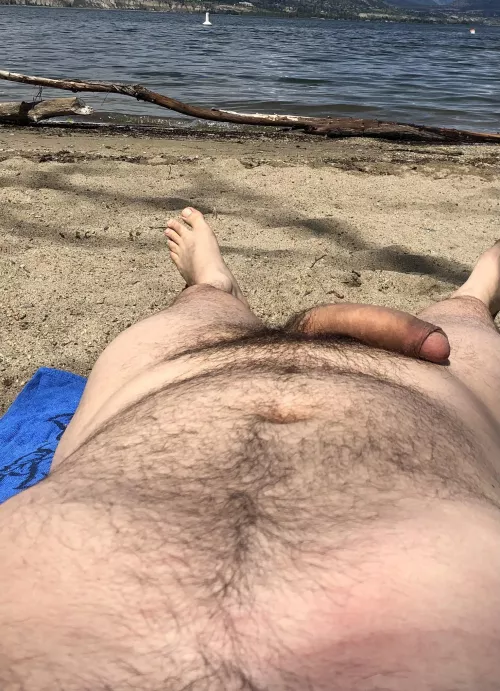 Enjoying the beach