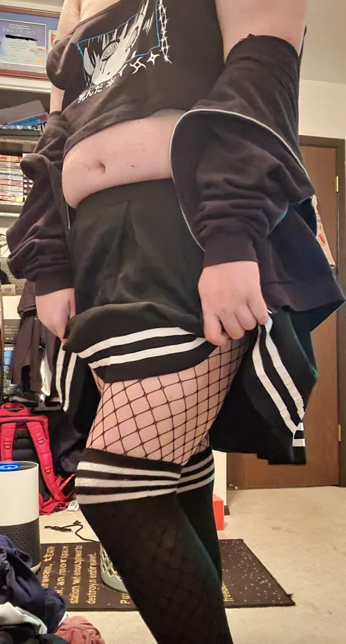 I have so far lost 30lbs :3 (This is also what ive started wearing in public >w<)