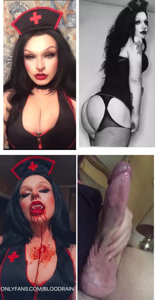I’m your sexy af nurse treating you, and suddenly I start to bite you and devour you - you turn into my personal little toy, my cock slave, and my dildo to worship me. What’s next? ;)