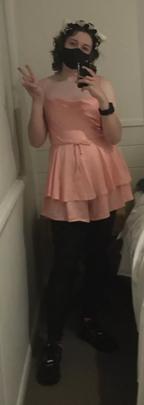 Just got a new dress, at a 50% discount that put it just barely in my price range!