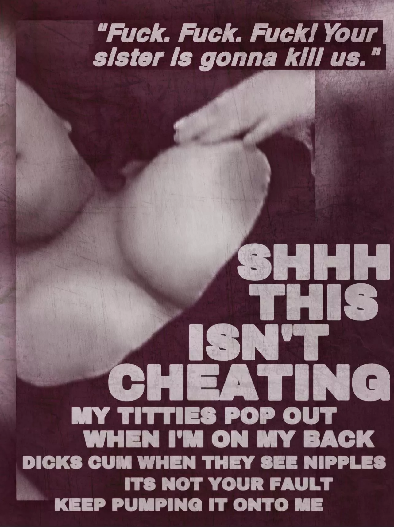 She pulled out her tits first. I can’t help what my dick does after that