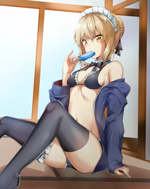 Altria Alter enjoying her icecream (by sunhyun)