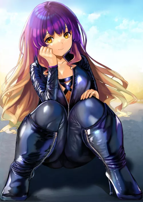 Bijiri Byakuren Bikesuit Impressive Thighs (Poko) [Touhou]