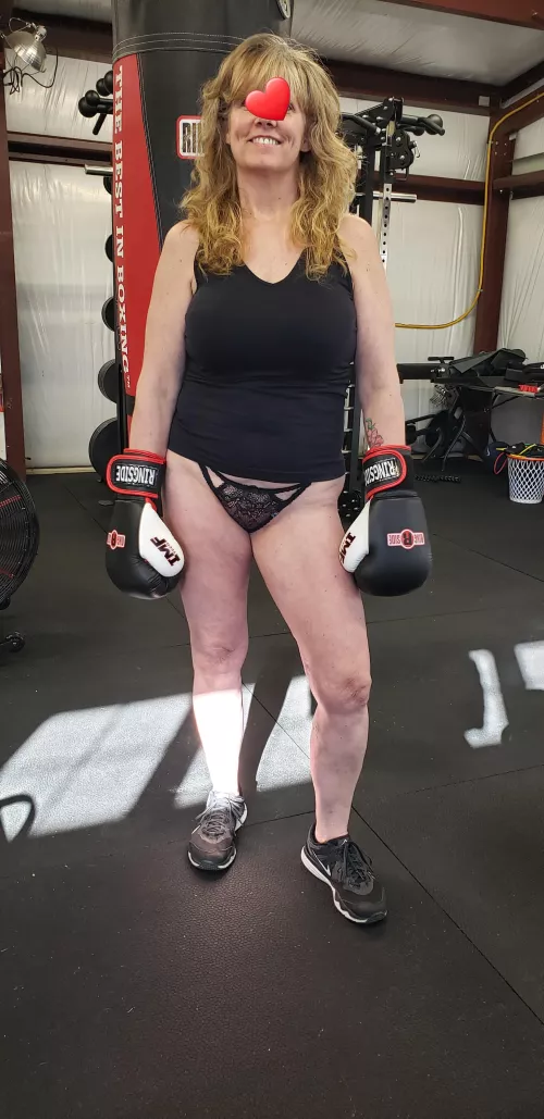 (F) 58. Who wants to go a few rounds with me?