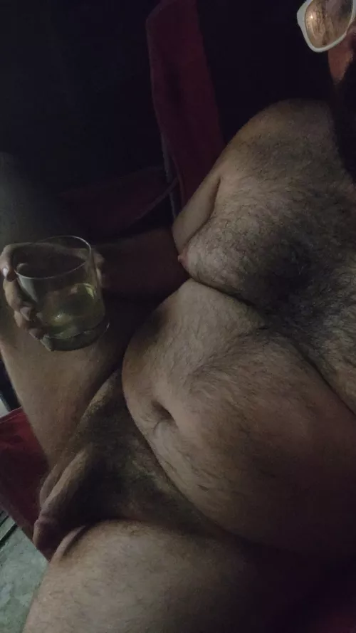 perfect night for sitting naked on my balcony