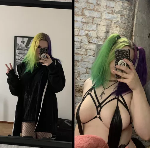 What I’m wearing on the first date VS the third