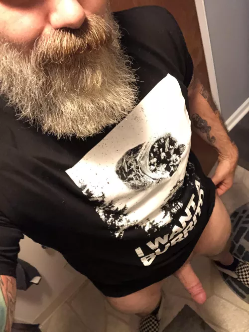 [44] Long day. I'm tired and hungry. The shirt is appropriate.