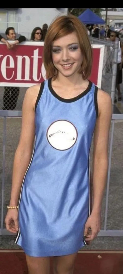 Allyson Hannigan early days.