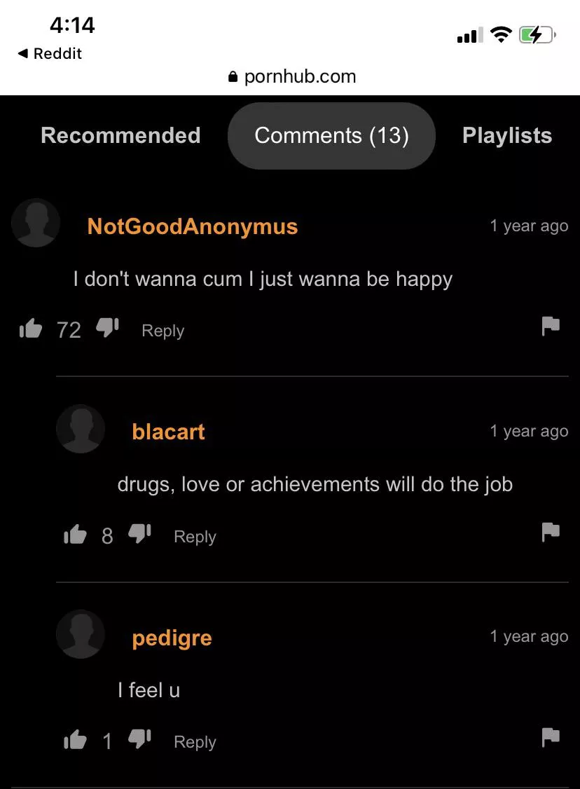 I just wanna be happy