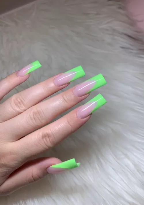 My nails could cut you, trust me.