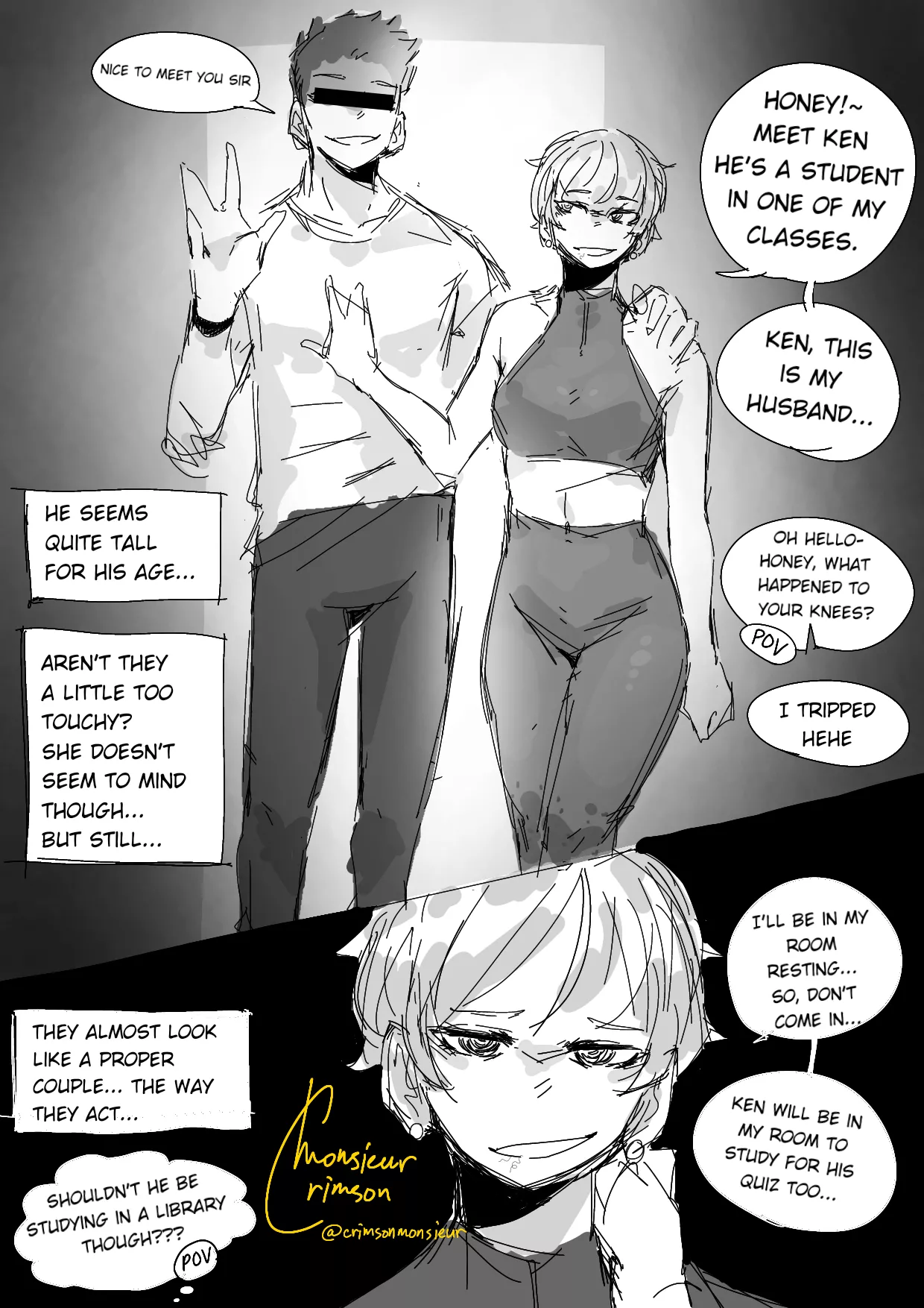 (OC) i'd like to see some more shorthair pixie cuts :>