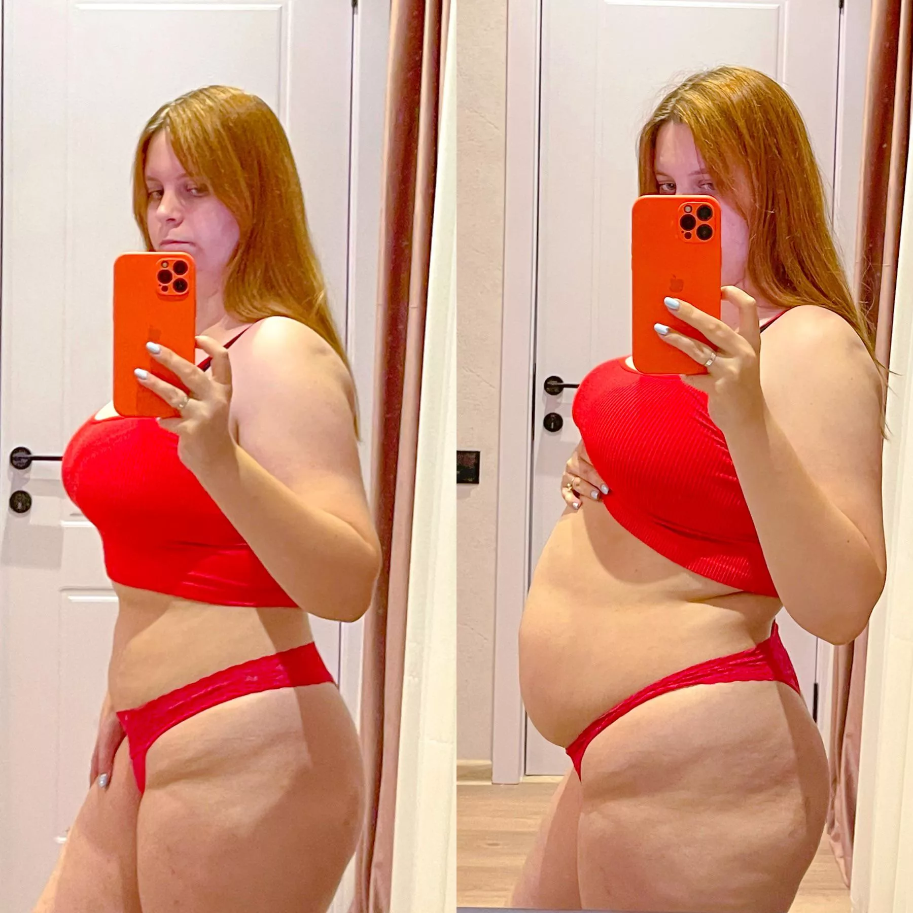 So bloated and heavy. Soda with bananas-interesting meal 🍌💦