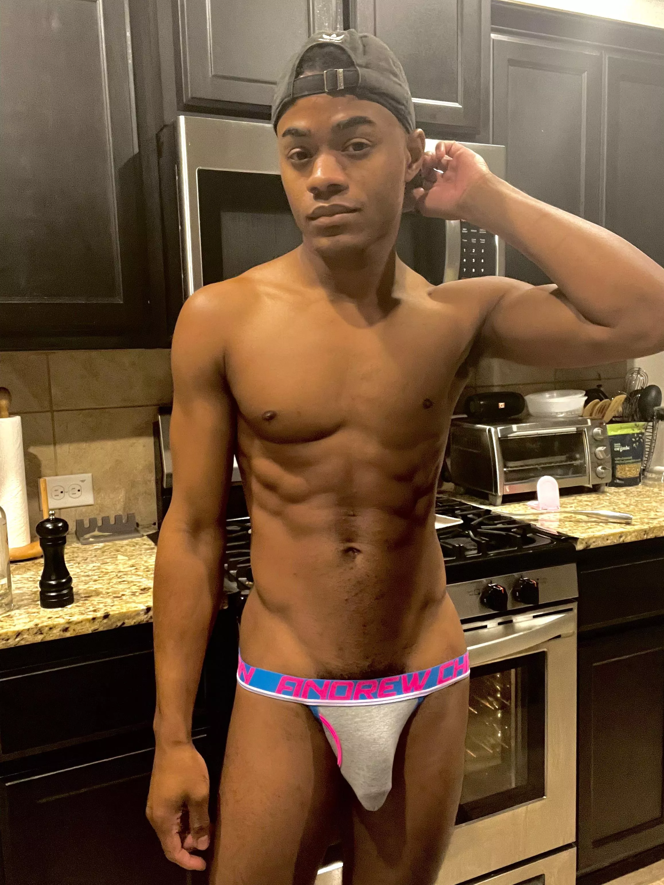 This jock is strapped