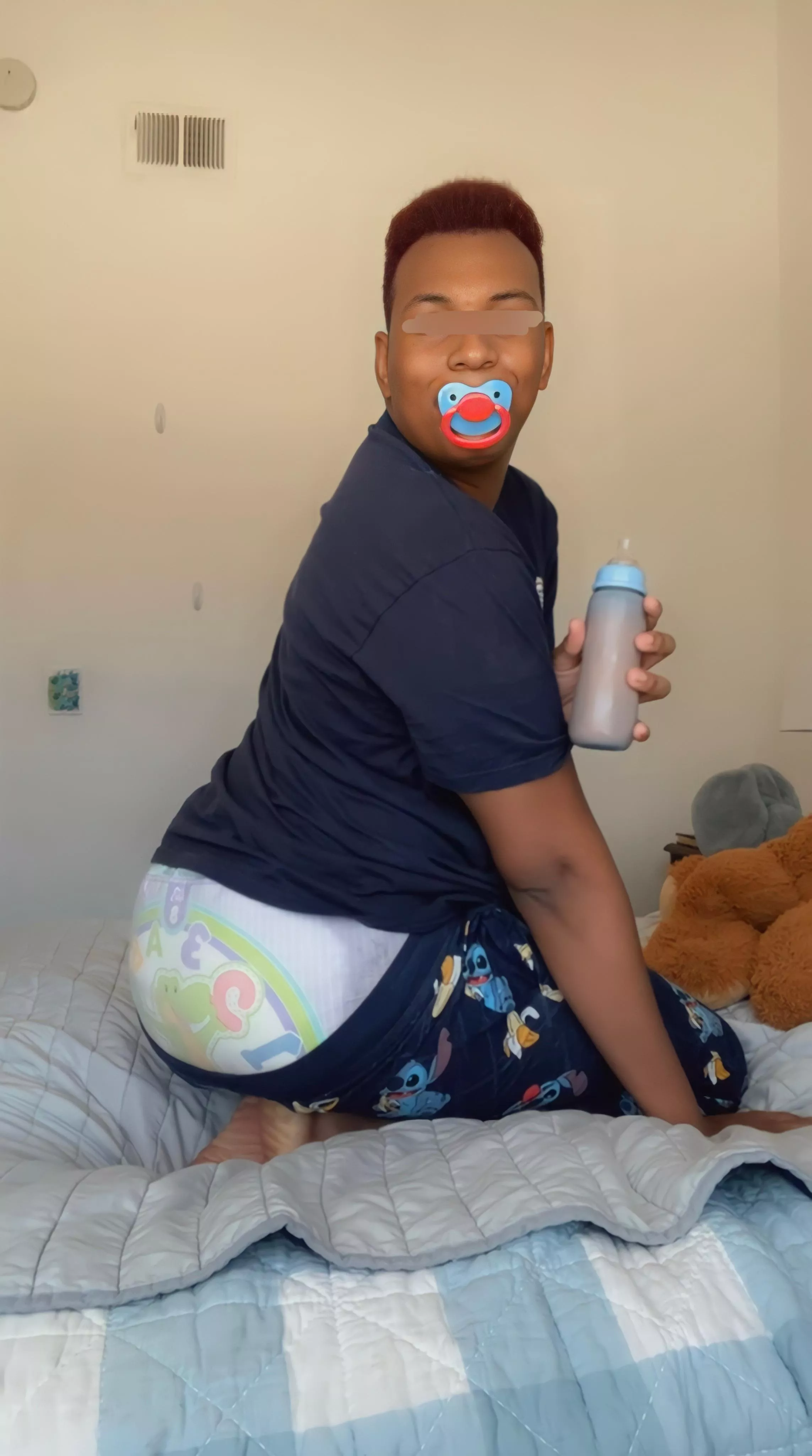 Who’s up for a Bluey marathon with this snuggly lil bro?😄