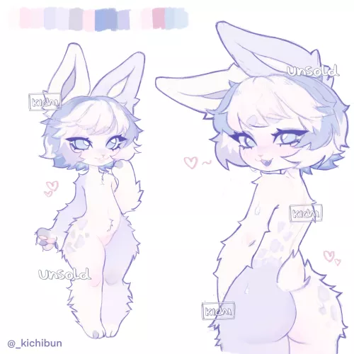 Adopt! pastel bunny [art by me]