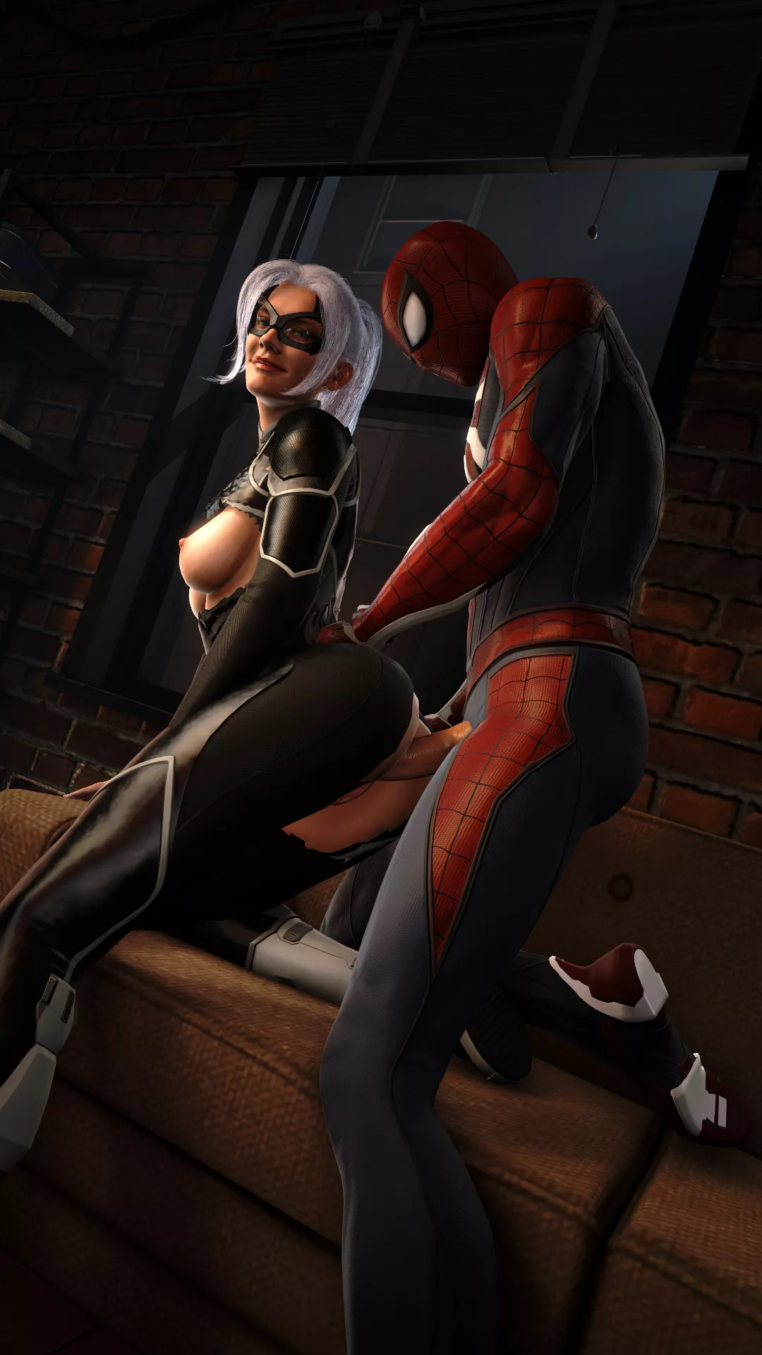 Black Cat & Spider-Man - Casual Meet-Up (Wampa) [Marvel]