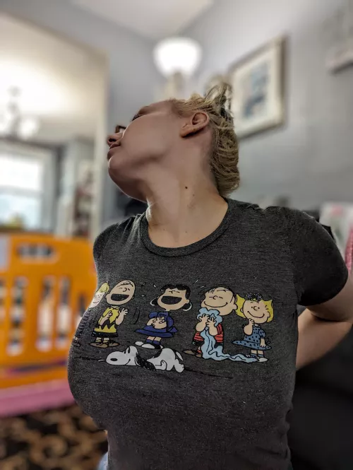 Caught the wife mid stretch