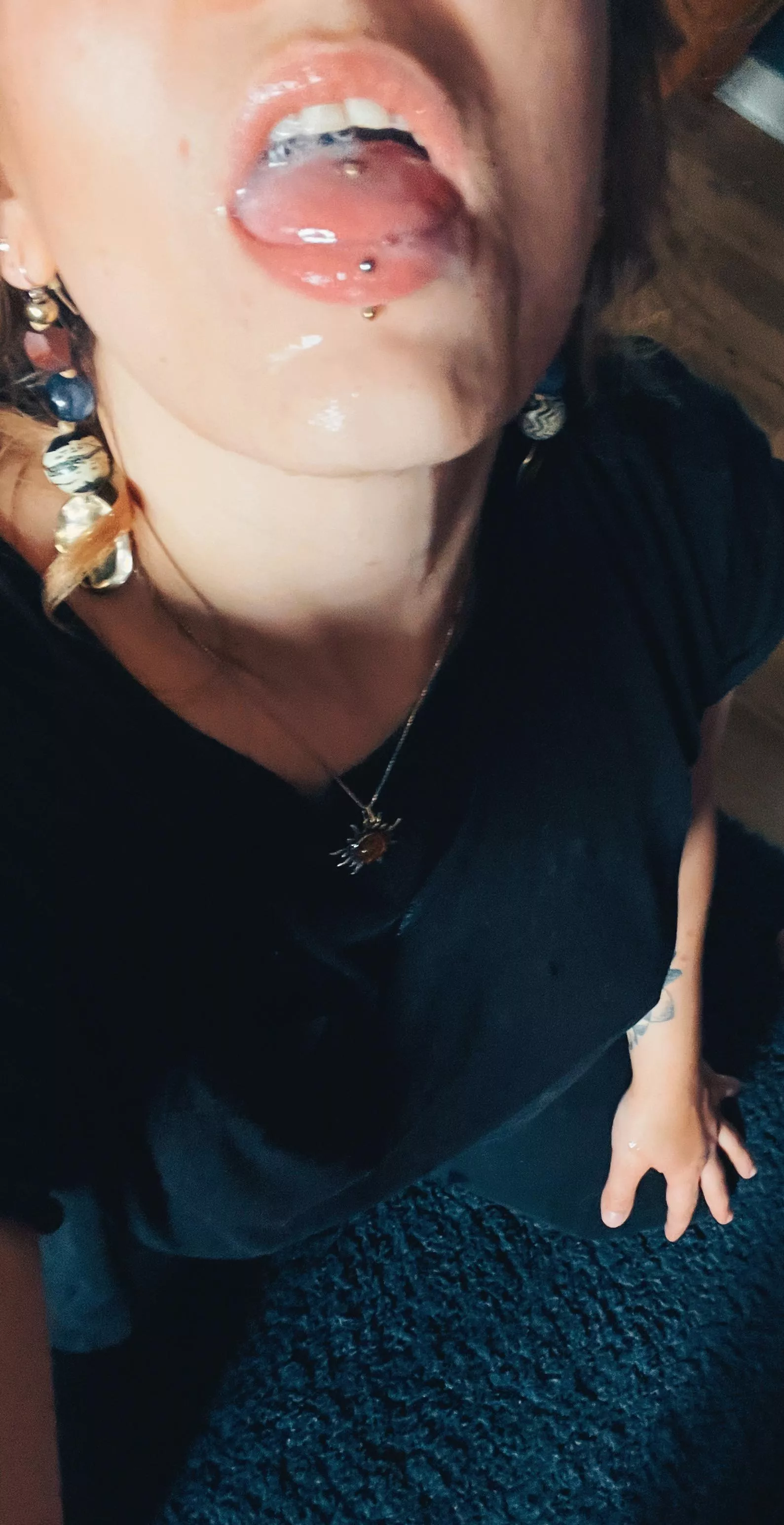 he shot a huge load in my mouth after saving up for almost a week :3