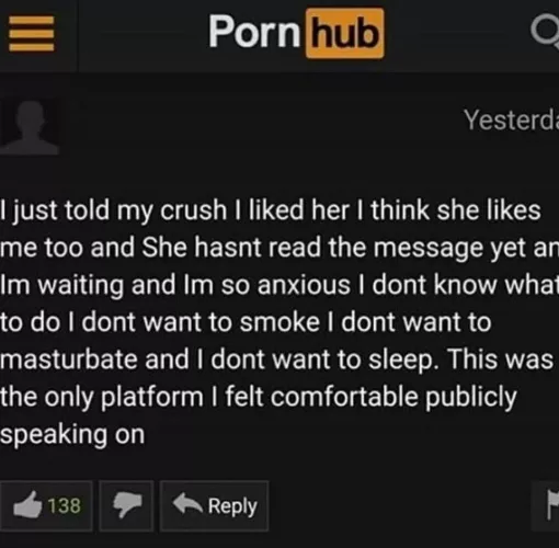 I told my crush I liked her