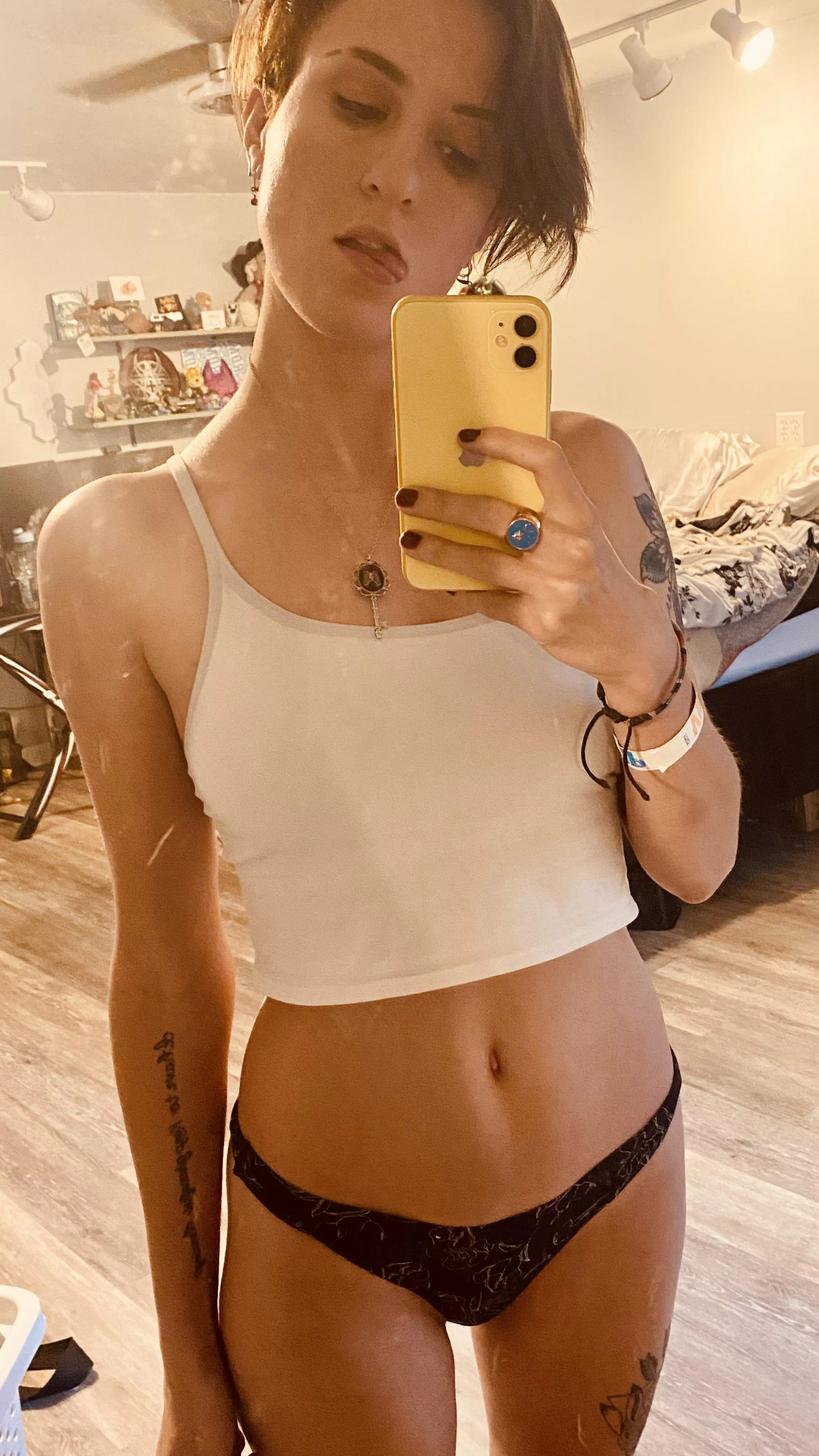 Just hanging out in my undies 🖤