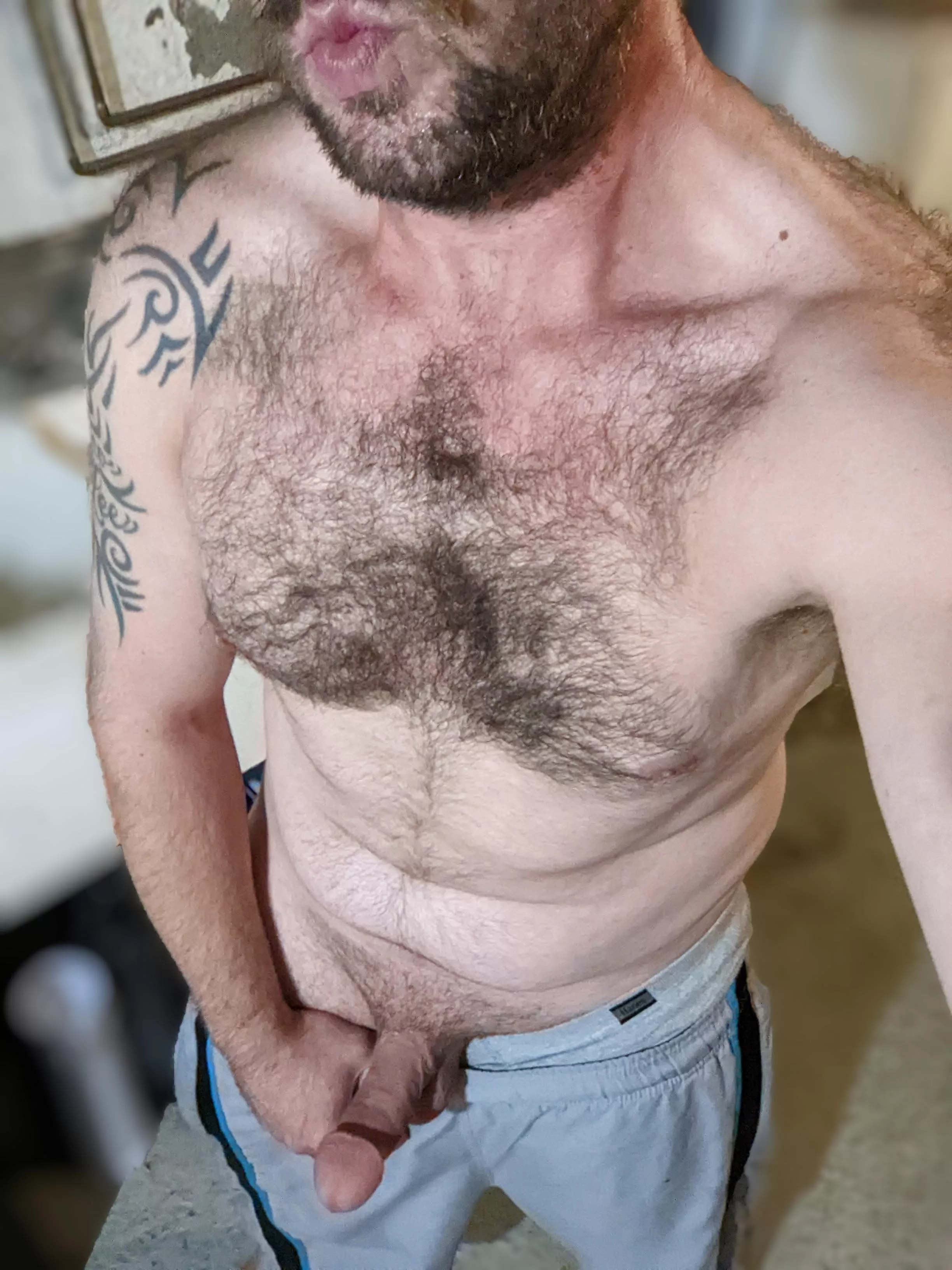 Meet me in the basement, there's a load I need help with.