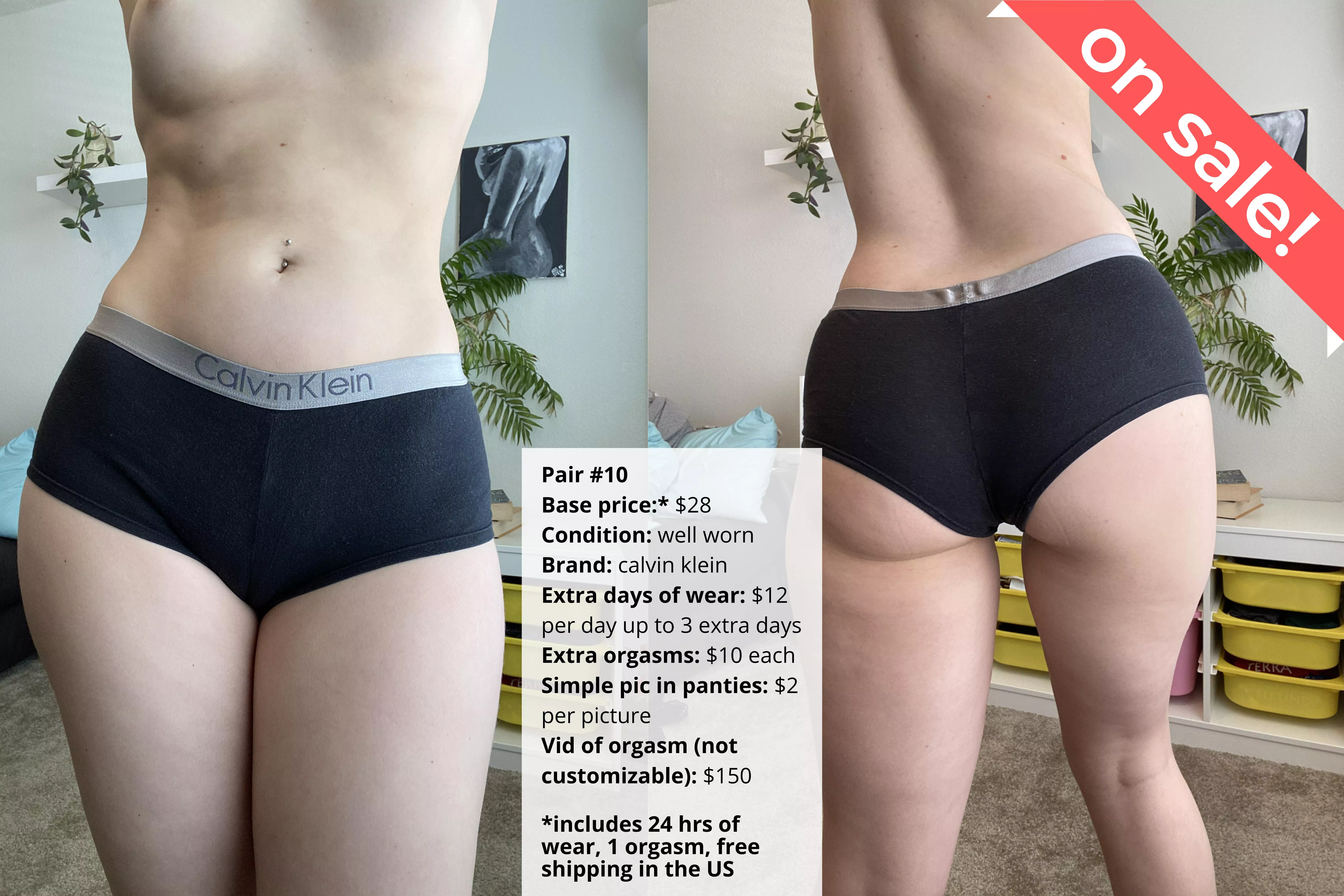 [Selling][US] I just discounted a TON of my panties! Check out my panty drawer to see them all!