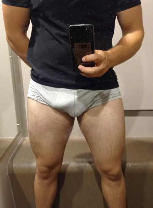 Someone wanna take off my favourite grey underwear?