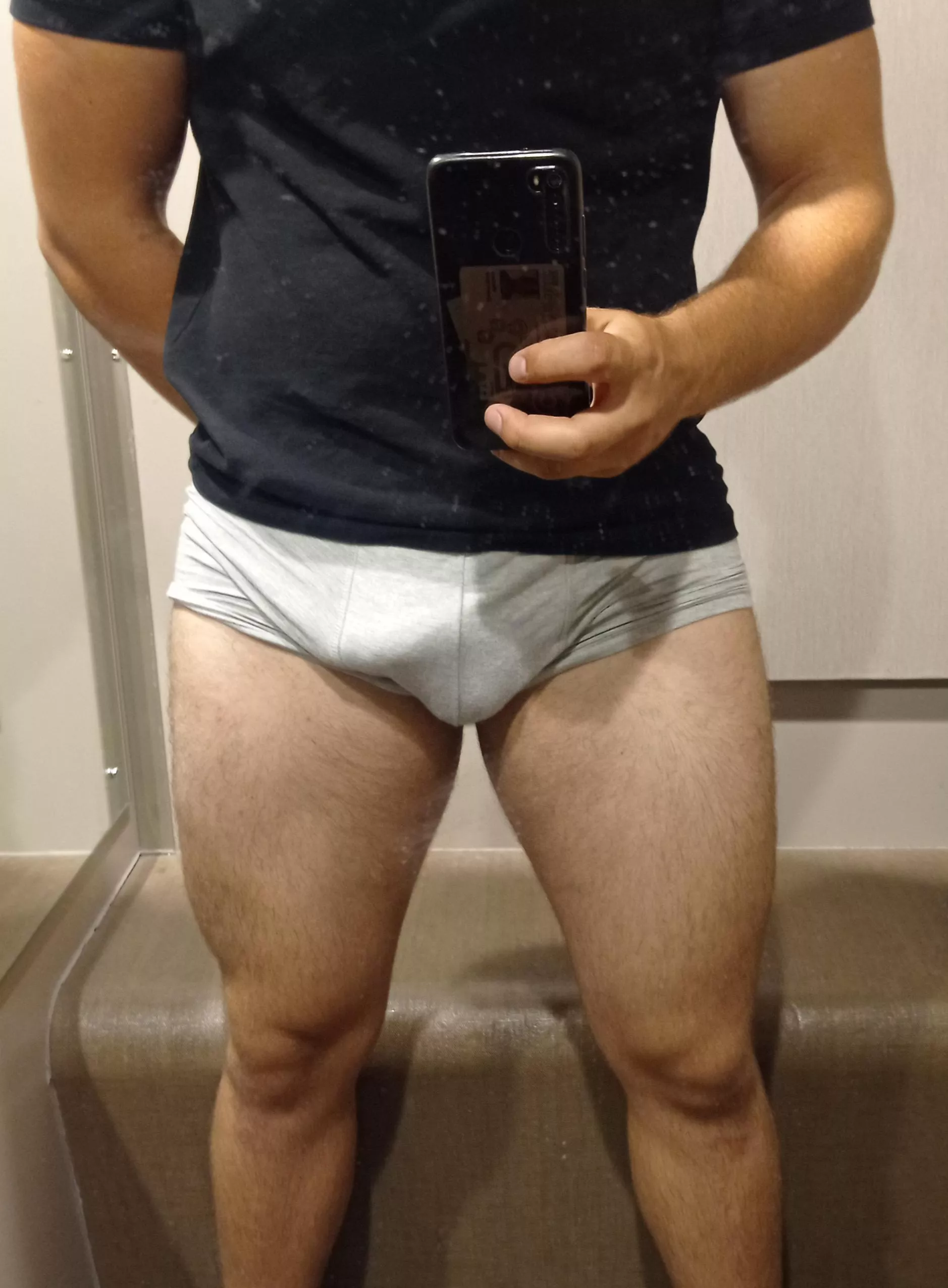 Someone wanna take off my favourite grey underwear?