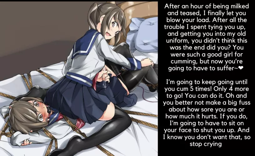 The rope is so you can’t run away