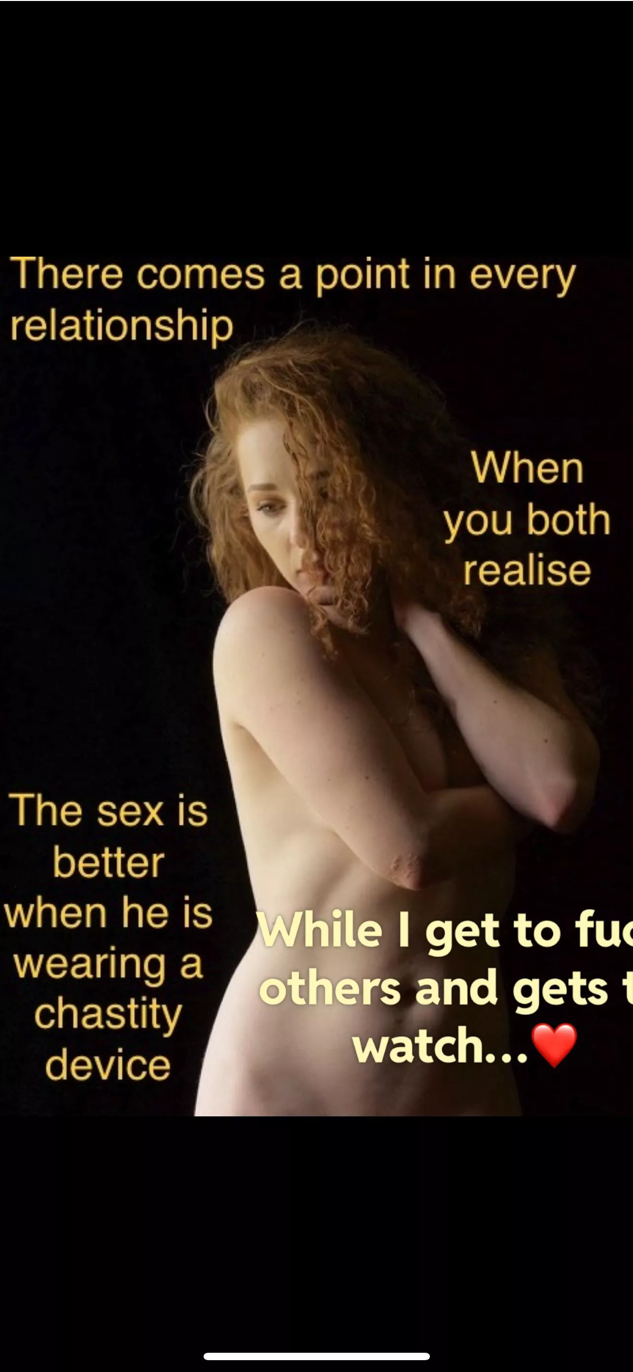 We both get our pleasure in different ways…