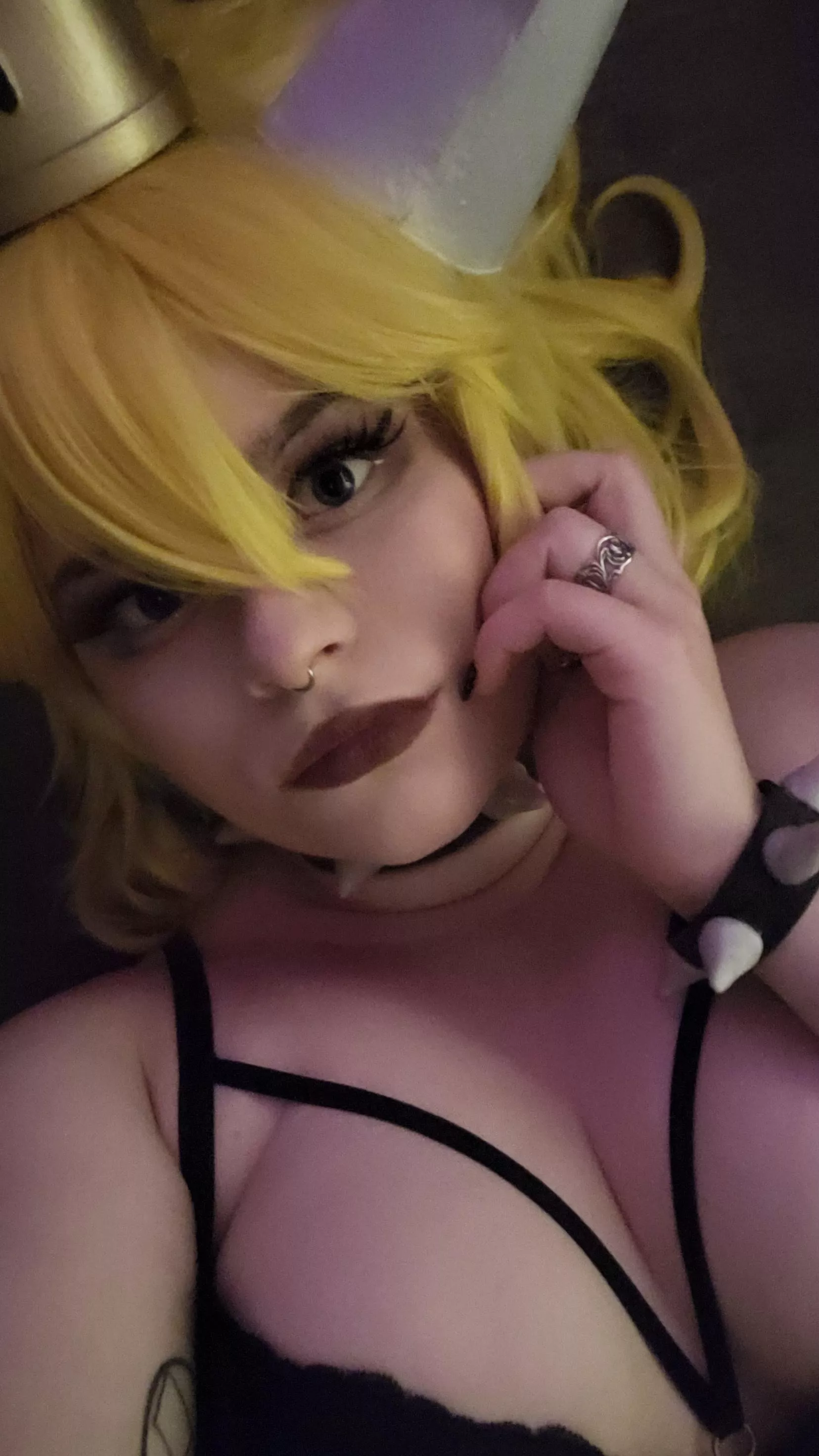 Who wants to lay next to Bowsette in bed? I won't be gentle, of course hehe 😈