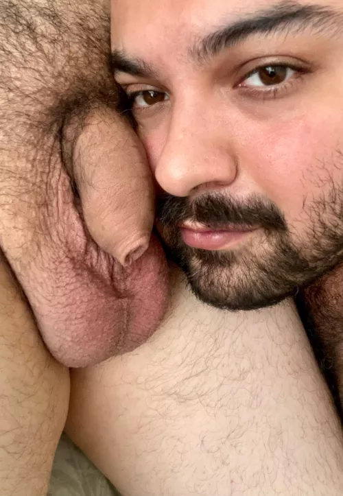 After he cums, I love laying down next to my bf soft fat cock! Would you like to join?