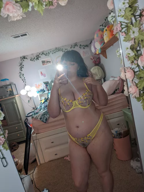 Do you like seeing my bush through my lingerie?