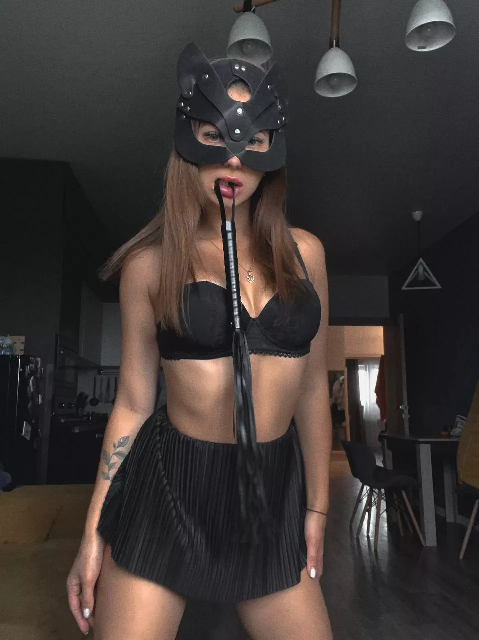 Have you ever been spanked? because i have a bad mood today, haha[domme]