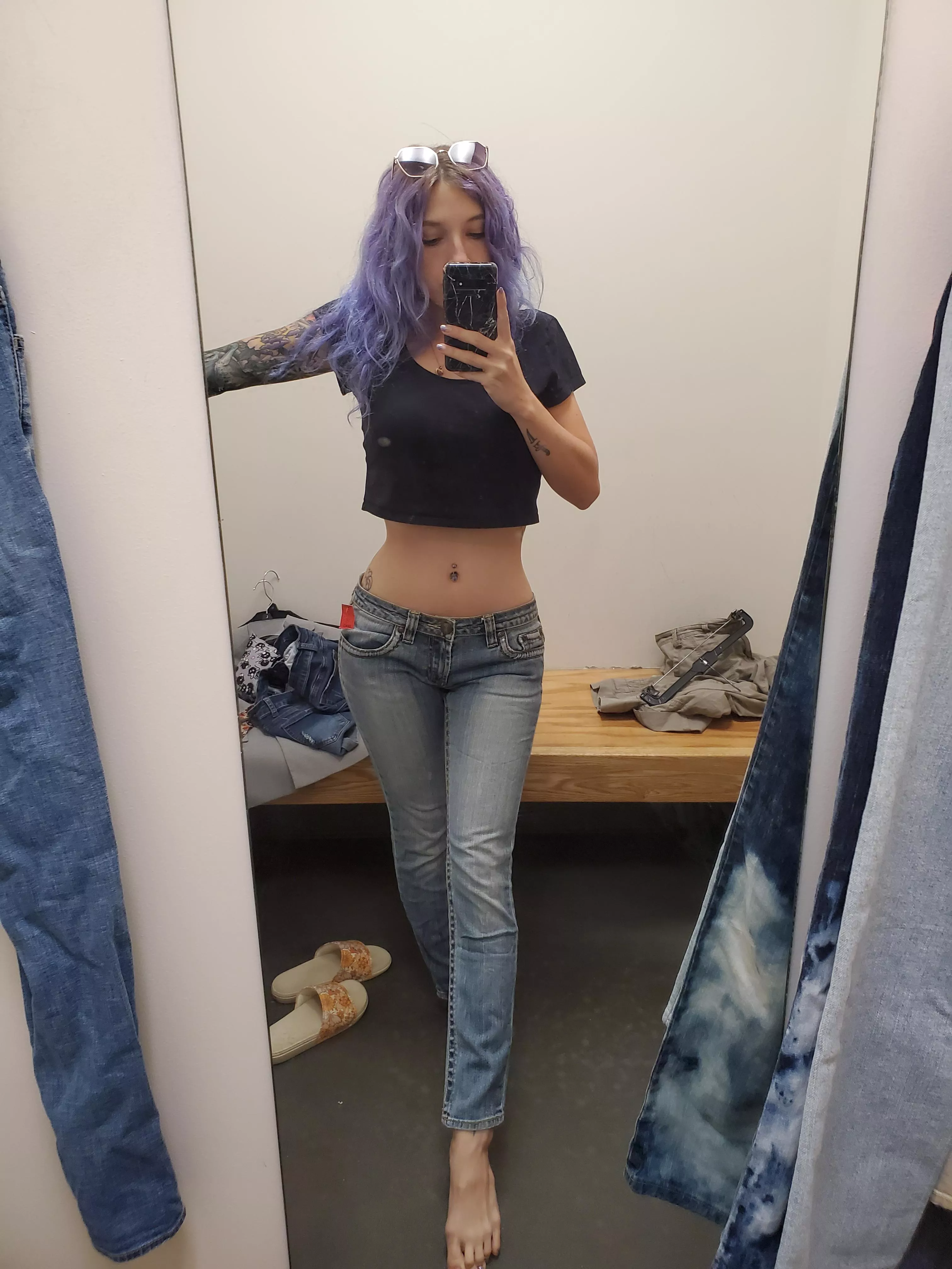 have you ever done it in a dressing room?