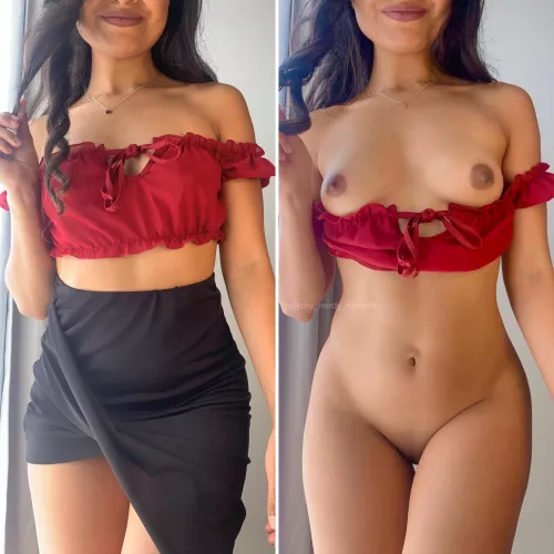 I look innocent until I undress when you least expect it 🤫