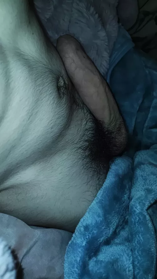 I love my uncut cock