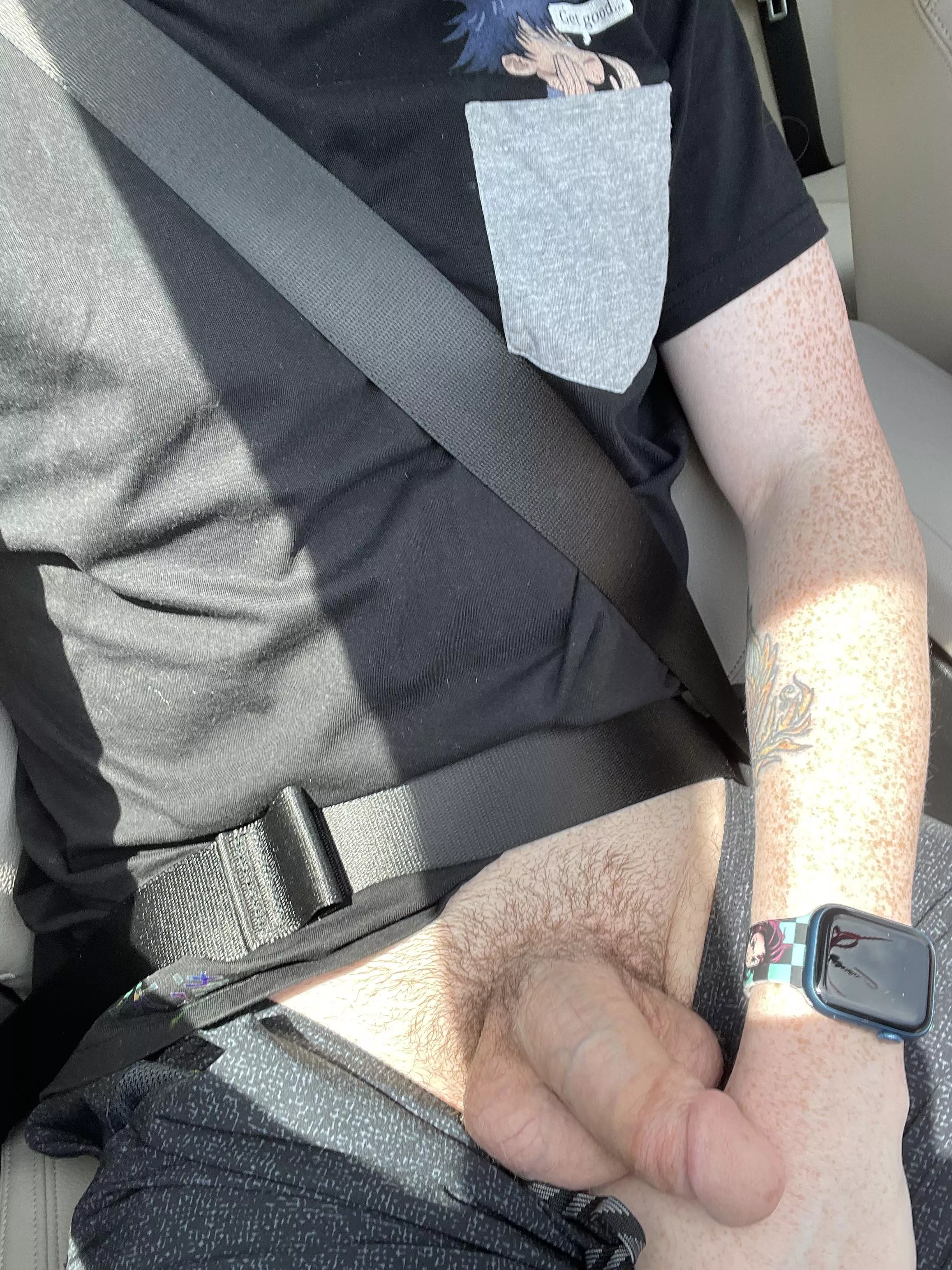 If I whipped it out like this, would you reach over and give it a few tugs?