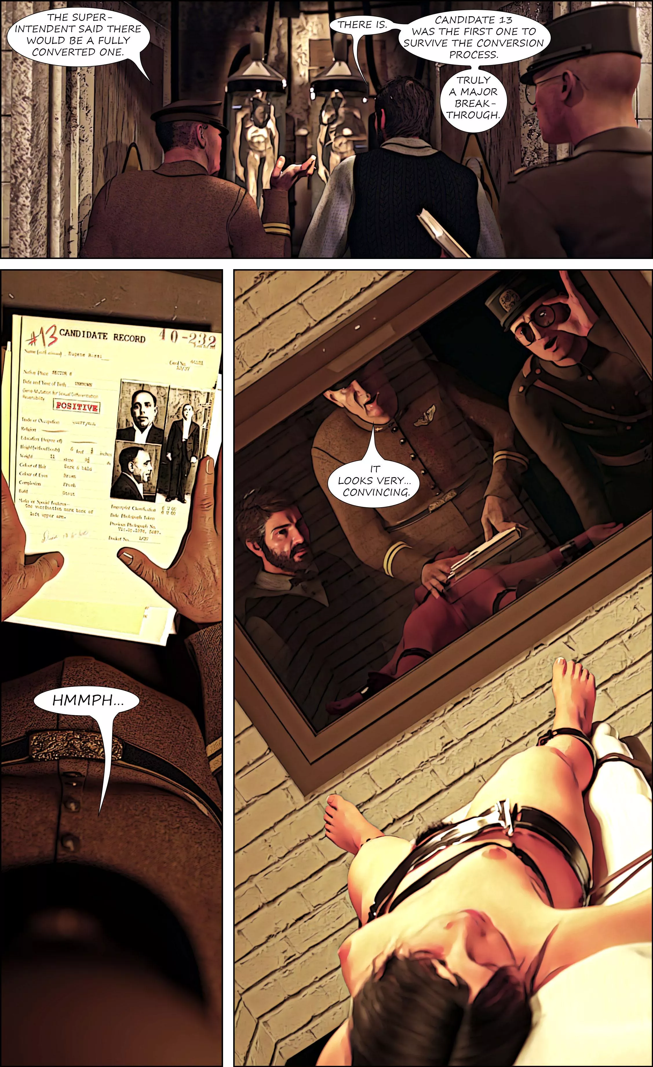 It takes from 7 to 9 month to metamorphose a Male into a Female (link to the comic in the comments)