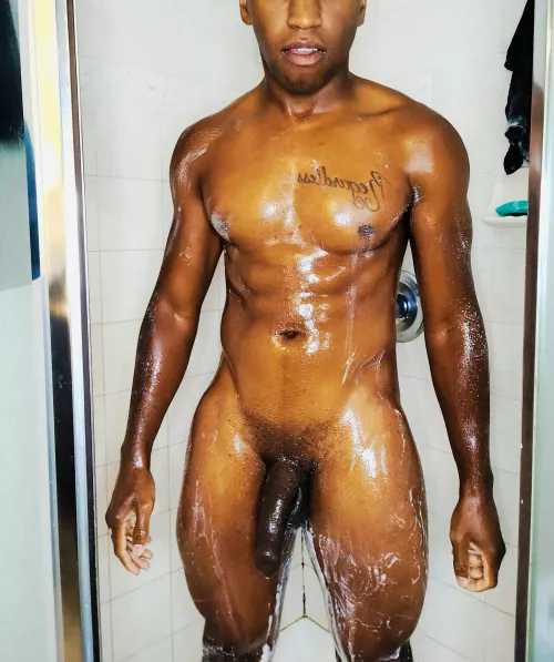 post workout shower 🍆🚿 [M]