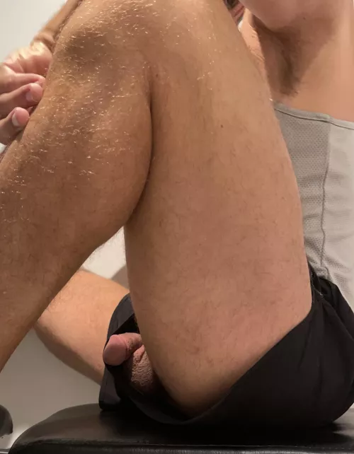 The boys catching some light